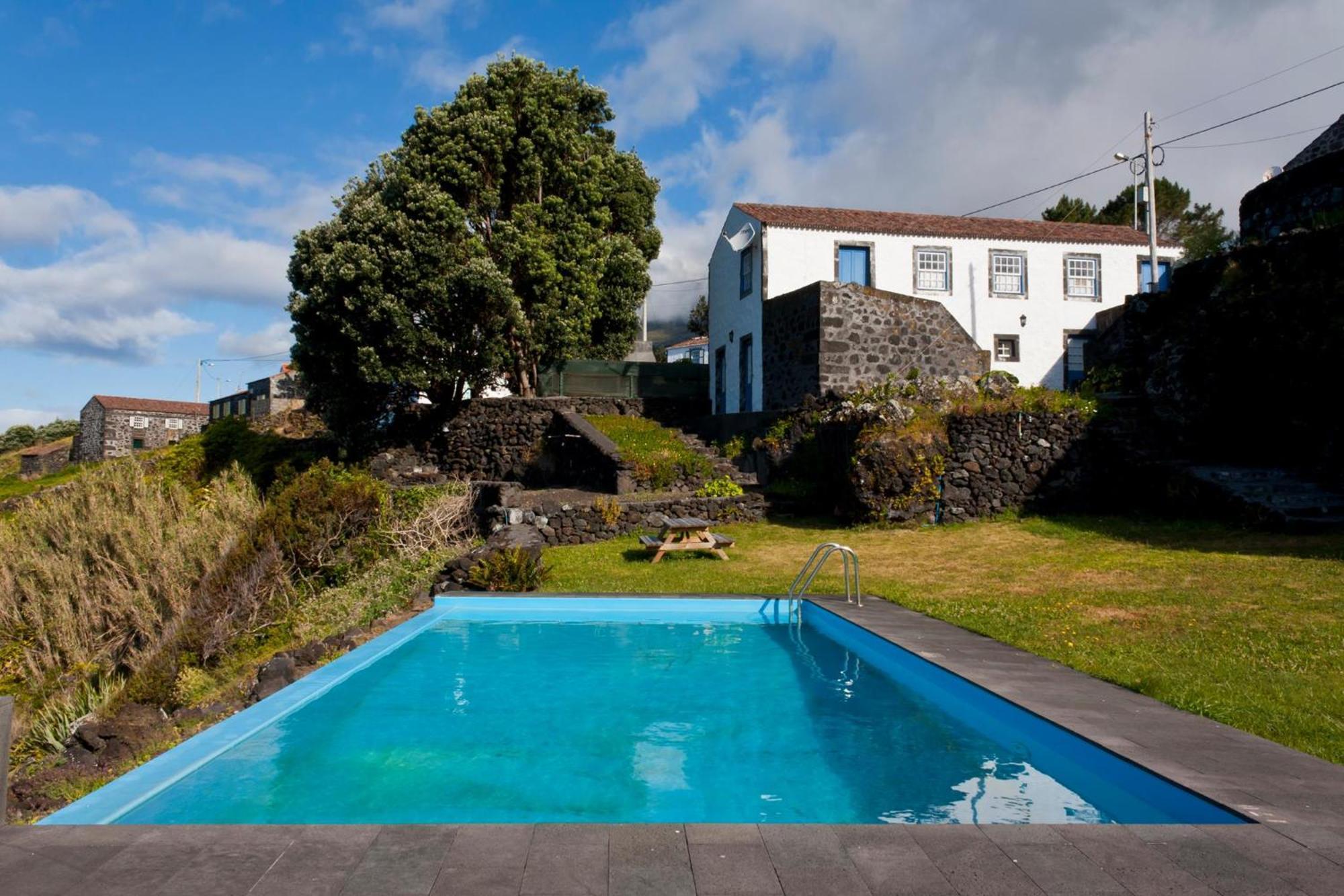 Casa Azul Guest House Lajes do Pico Exterior foto